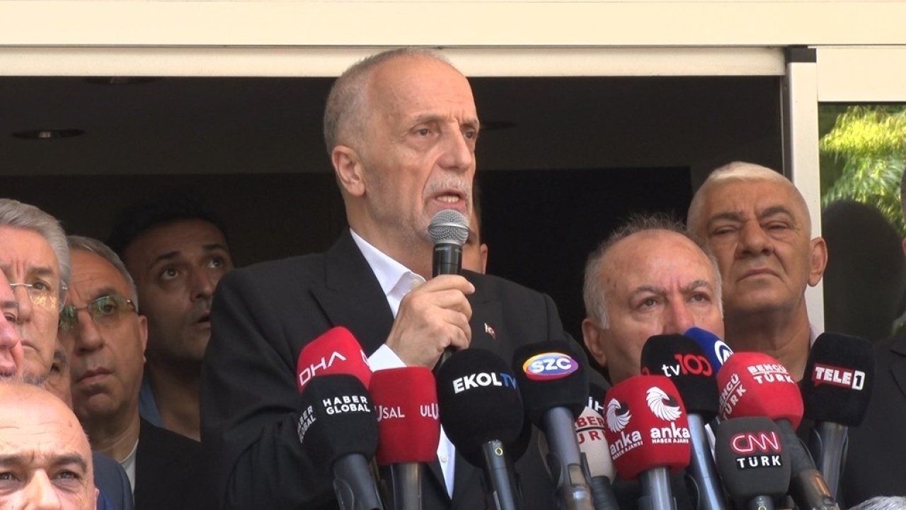 TÜRK-İŞ Genel Başkanı Atalay: "Grevin uygulama günü geldiği zaman uyguluyoruz"