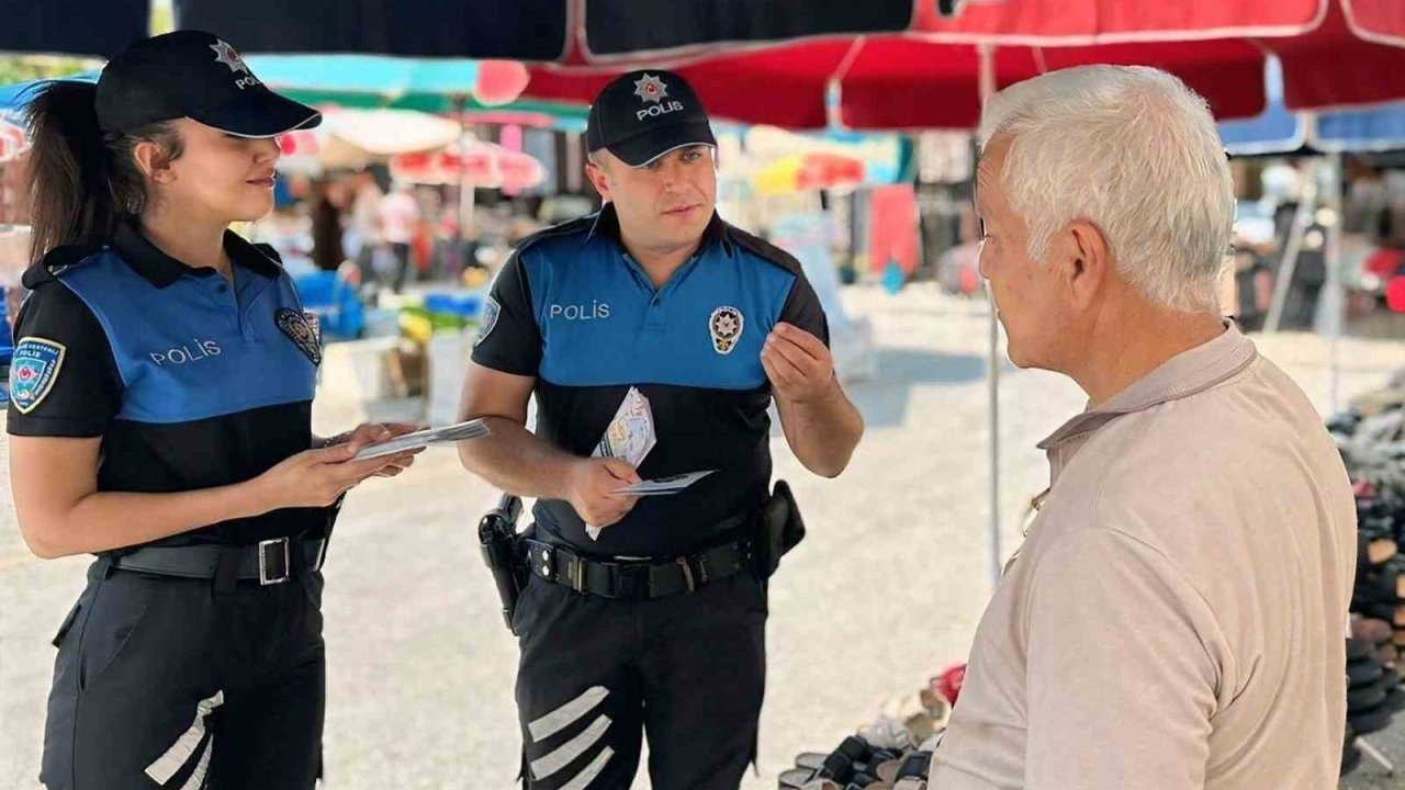 Pazarda dolandırıcılık ve sahte para uyarısı