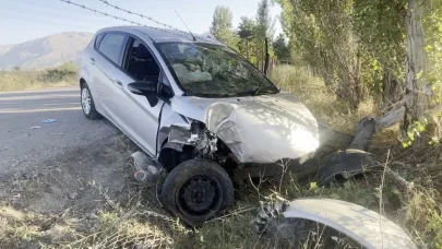 Erzincan’da trafik kazası: 2 yaralı