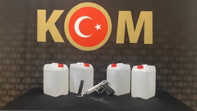 Bayburt’ta 110 litre sahte alkol yakalandı!