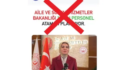 ’Aile ve Sosyal Hizmetler Bakanlığı 10 bin personel atamayı planlıyor’ iddialarına yalanlama