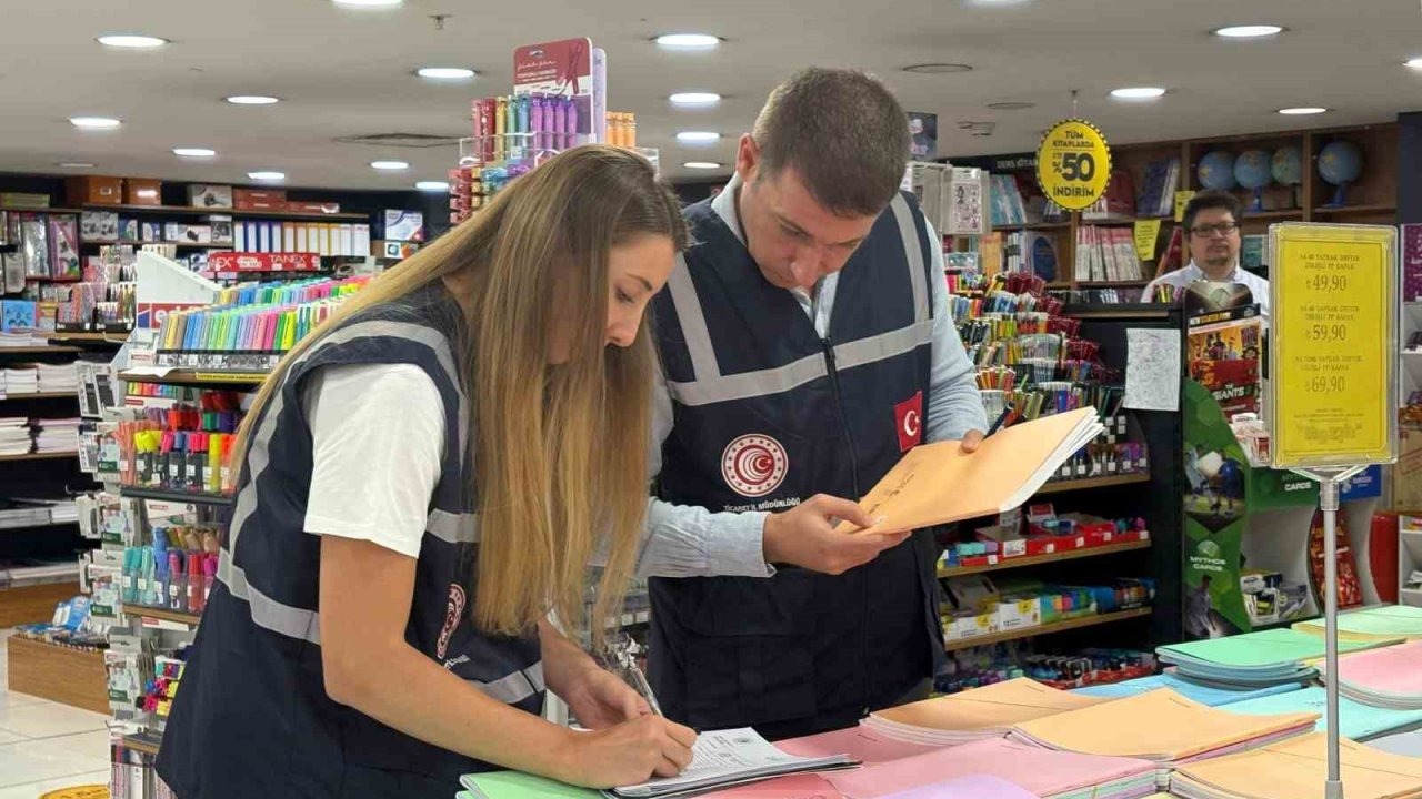 Ticaret Bakanlığı’ndan 2025-2026 eğitim öğretim yılı öncesinde kırtasiye ve okul ürünlerine denetim