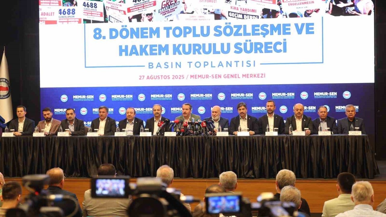 Memur-Sen Genel Başkanı Yalçın: "Toplu sözleşme süreci bitmiş olsa bile mücadelemiz bitmeyecek"