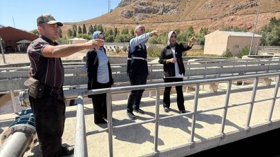 Atık su arıtma tesisi denetlendi