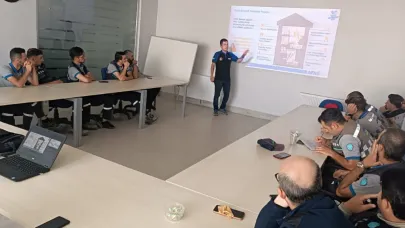 AKSA personeline afet eğitimi verildi