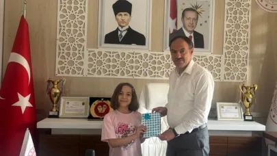Minik Eylül’den sürpriz ziyaret