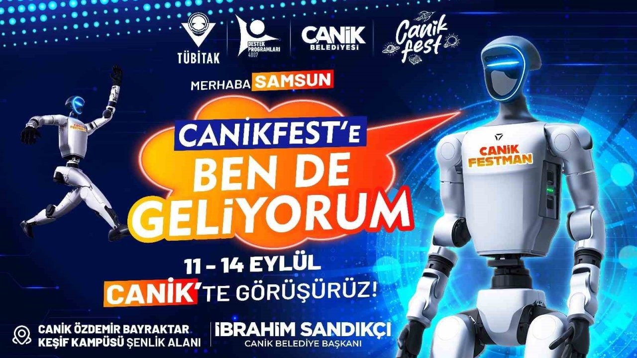 CANİKFEST Yapay Zeka Yolculuğu’nda insansı robot "CANİKFESTMEN" görücüye çıkacak