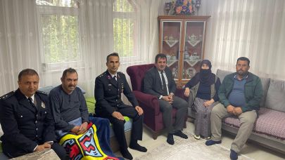 Aydıntepe’de gaziler ziyaret edildi