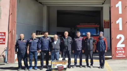 AFAD'dan itfaiyeye hediye