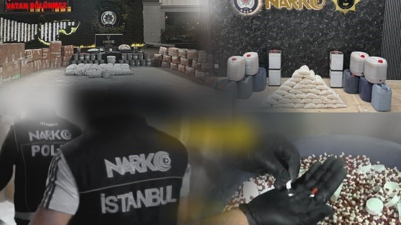 Bakan Yerlikaya: "366,5 kilogram uyuşturucu madde ile 1 milyon 572 bin adet uyuşturucu hap ele geçirdik"