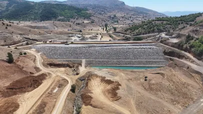 Kelkit Ünlüpınar Barajı ile 10 bin dekar arazi suya kavuşuyor