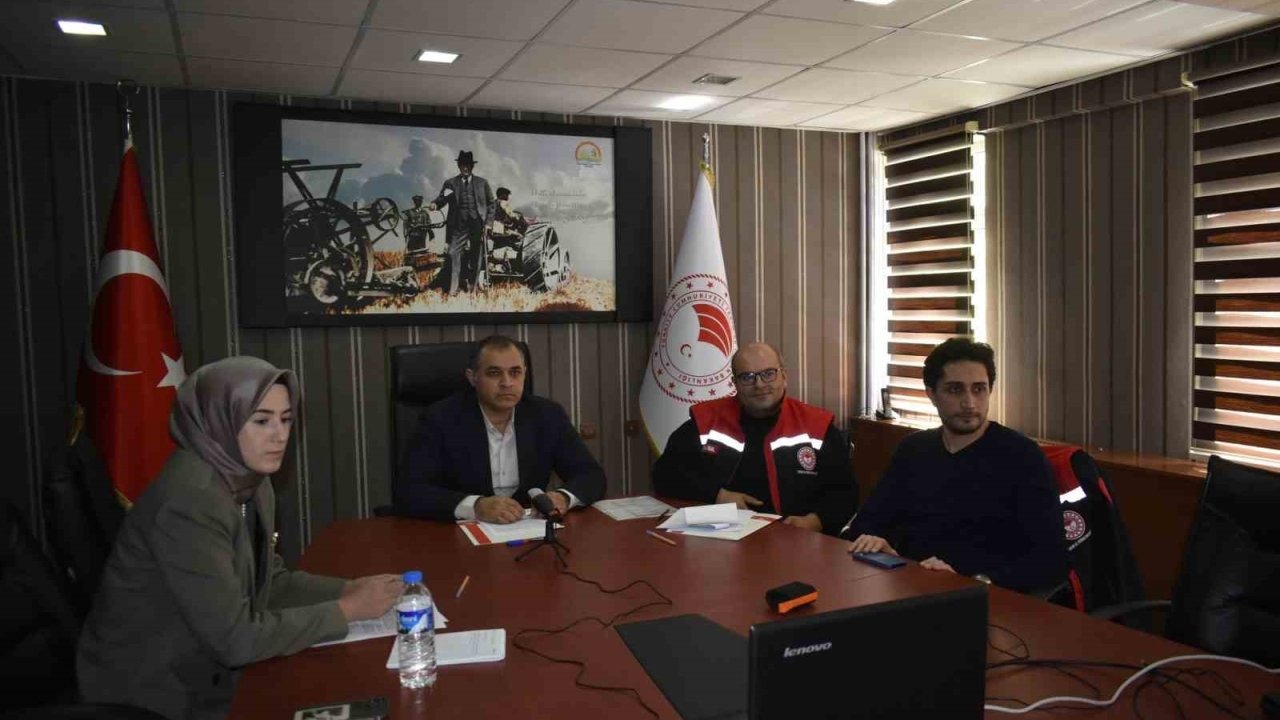 Tarımsal Üretim Planlamasının takibi hususunda toplantı yapıldı