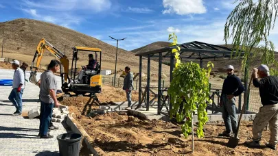 Gökçedere Millet Bahçesi Projesi hızla devam ediyor