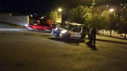 Kışla yokuşunda kaza!