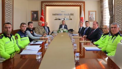 Karayollarında trafik güvenliği toplantısı yapıldı