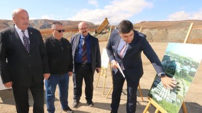 Erzincan ekonomisine katma değer sağlayacak Besi OSB’de çalışmalar devam ediyor