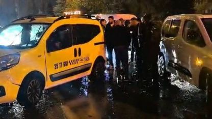 Erzurum’da zincirleme kaza: 8 araç birbirine girdi