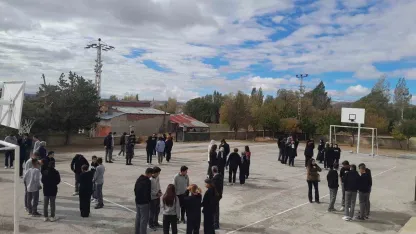 Aydıntepe’deki tüm okullarda tahliye tatbikatı yapıldı