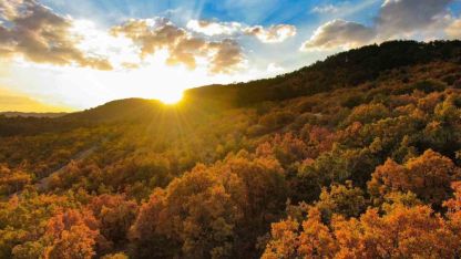 Erzincan’da hazan mevsimi güzelliği