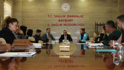 Bayburt Afet Sağlık Grubu saha tatbikatı öncesi bilgilendirildi