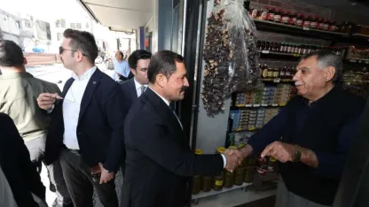 Depremzede esnaftan iş yerini üçüncü kez ziyaret eden valiye davet