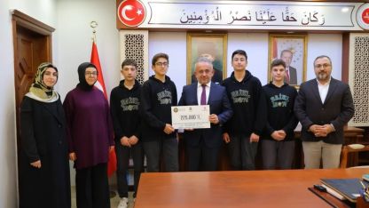 Bayburt İmam Hatip Lisesinden Filistin’e yardım