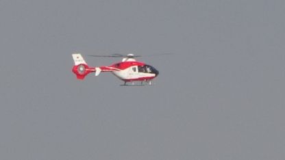 Van’dan Gaziantep’e helikopter ambulansla hasta nakli