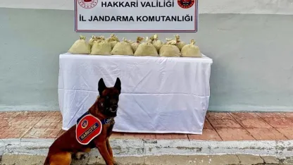 Hakkari’de 15 kilogram esrar ele geçirildi