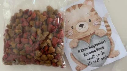 Bayburtlu minikler ‘Hayvanları Koruma Günü’nü kutladı