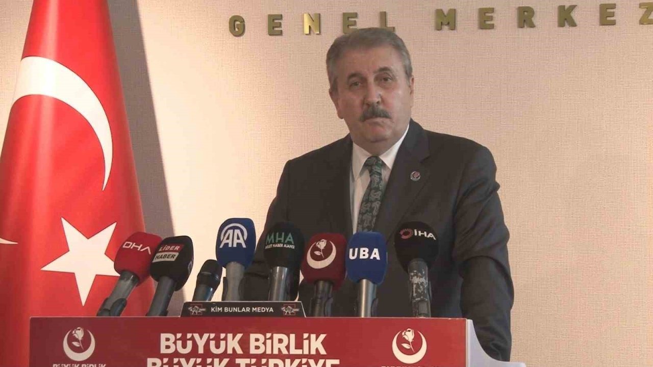 BBP lideri Destici: &quot;Katil gruplarından en acımasızı Netanyahu’dur&quot;