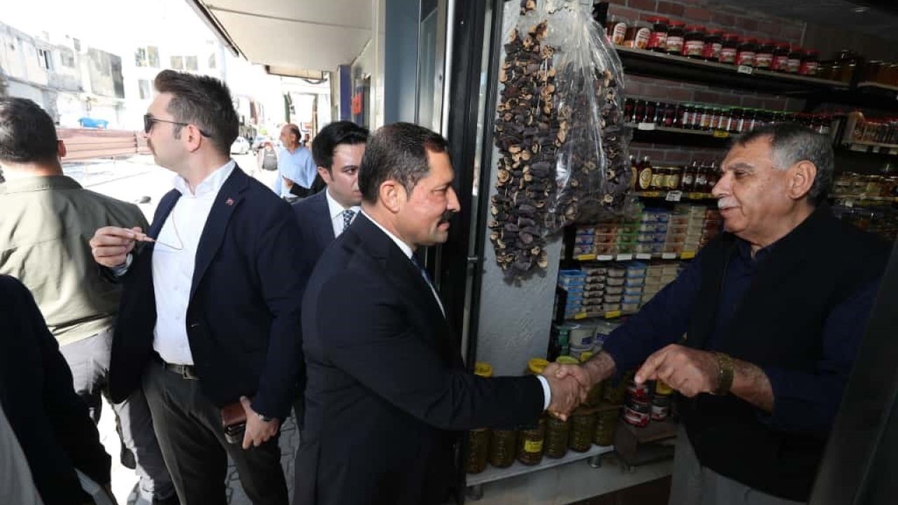 Depremzede esnaftan iş yerini üçüncü kez ziyaret eden valiye davet