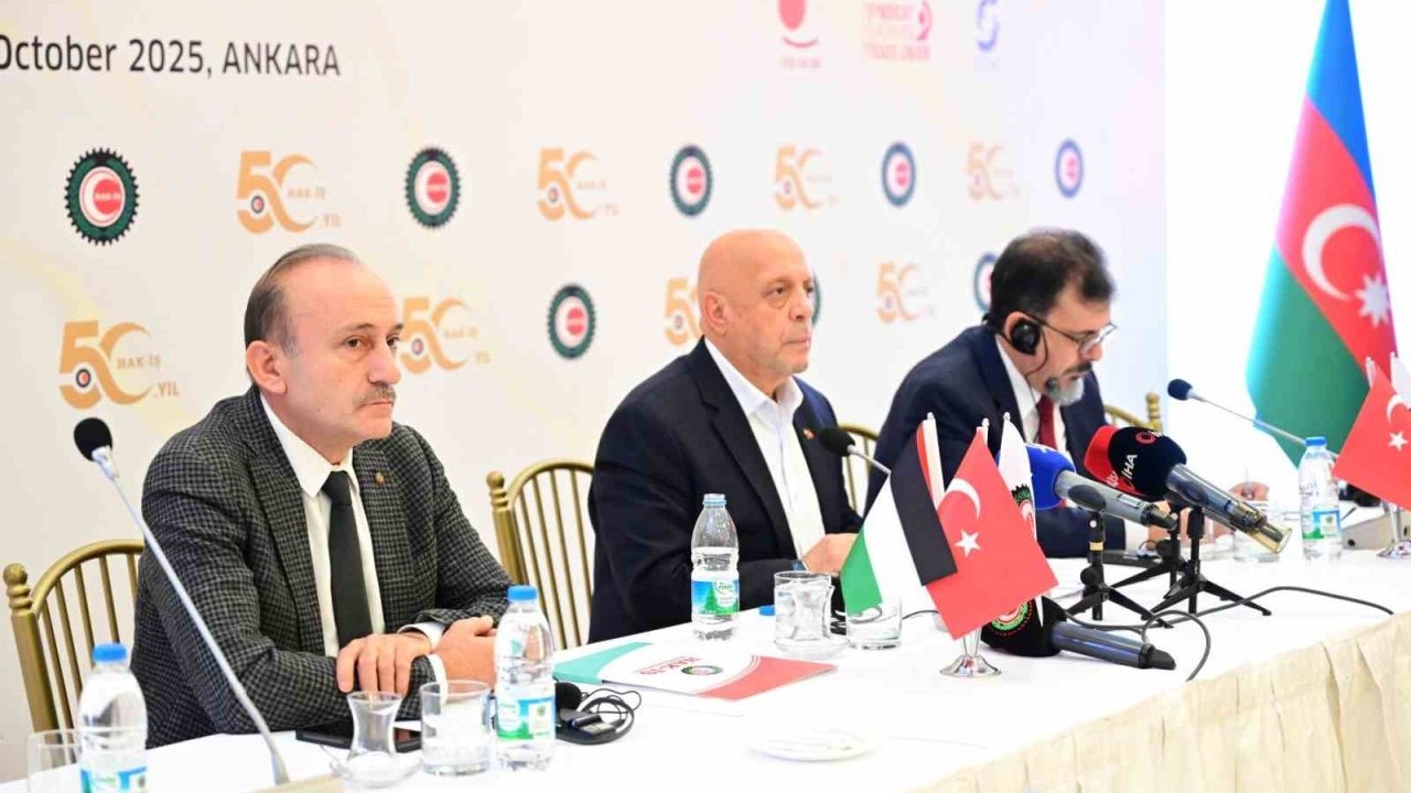 HAK-İŞ Başkanı Arslan: &quot;HAK-İŞ, Filistin ve Gazze’de yapılan katliamlara ve soykırıma karşı net bir tavır ortaya koymuştur&quot;