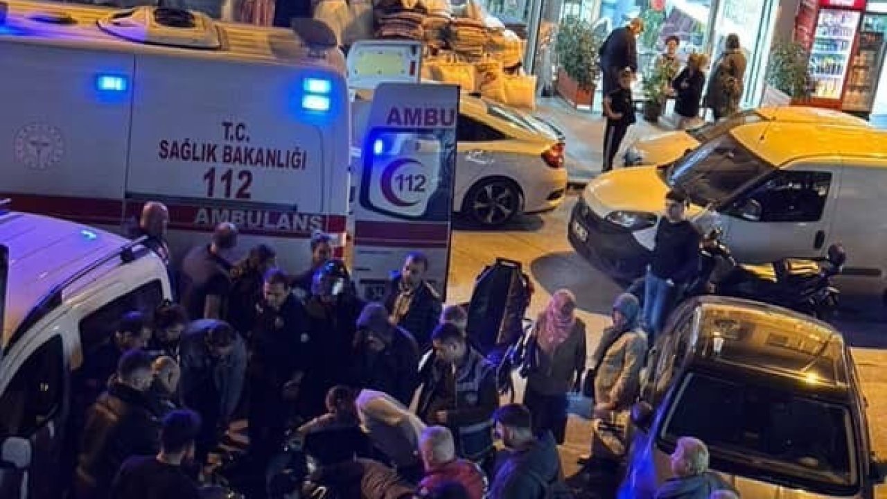 Küçükçekmece’de kaza sonrası ayağı pedala sıkışan motosikletli, itfaiye ekiplerince kurtarıldı