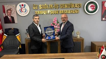 Milletvekili Ateş Öz Sağlık-İş Sendikası’nı ziyaret etti