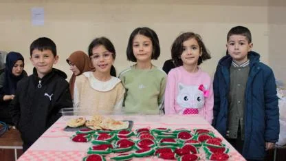 Şehit Recep Eşiyok İlkokulu'ndan Gazze’ye destek kermesi
