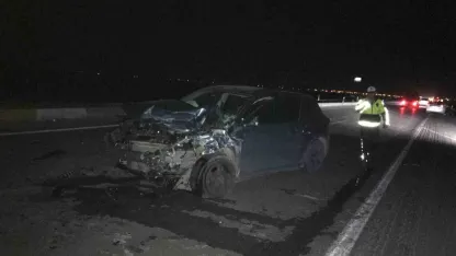 Konya’da üç araçlı trafik kazası: 6 yaralı