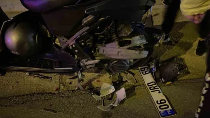 Mudanya’da alkollü sürücü dehşeti: Motosiklete çarpıp kaçtı
