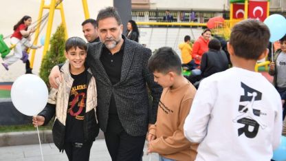 Şelale Evler Parkı hizmete girdi