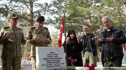 Şehidin silah arkadaşlarının 34 yıllık örnek vefası