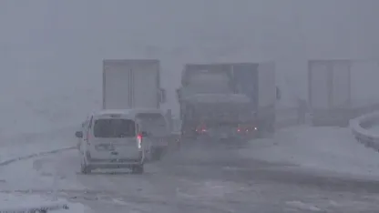 Kop Dağı beyaza büründü