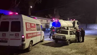 Emet’te araç yangını büyümeden söndürüldü