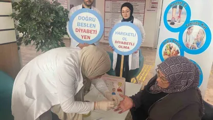 Vatandaşlar diyabet hakkında bilgilendirildi