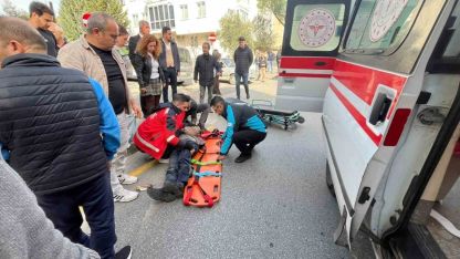 Menteşe’de otomobil yaşlı adama çarpıp kaçtı