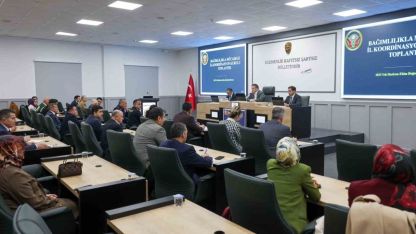 Bilecik’te bağımlılıkla mücadele çalışmaları masaya yatırıldı