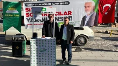 Bayburt’ta Siyonizm karşıtı imza kampanyası