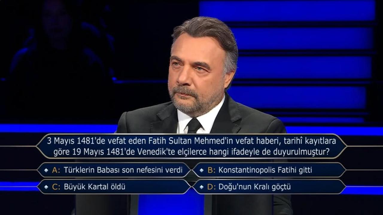 Fatih Sultan Mehmed&#039;in vefat haberi, tarihi kayıtlara göre 19 Mayıs 1481&#039;de Venedik&#039;teki elçilerce hangi ifadeyle duyurulmuştur?