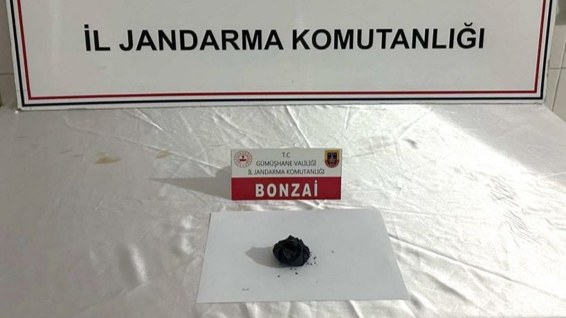 Gümüşhane’de jandarmadan uyuşturucu operasyonu