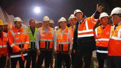 Kop Tüneli’nde kritik inceleme: İki il valisi şantiye çalışmalarını değerlendirdi