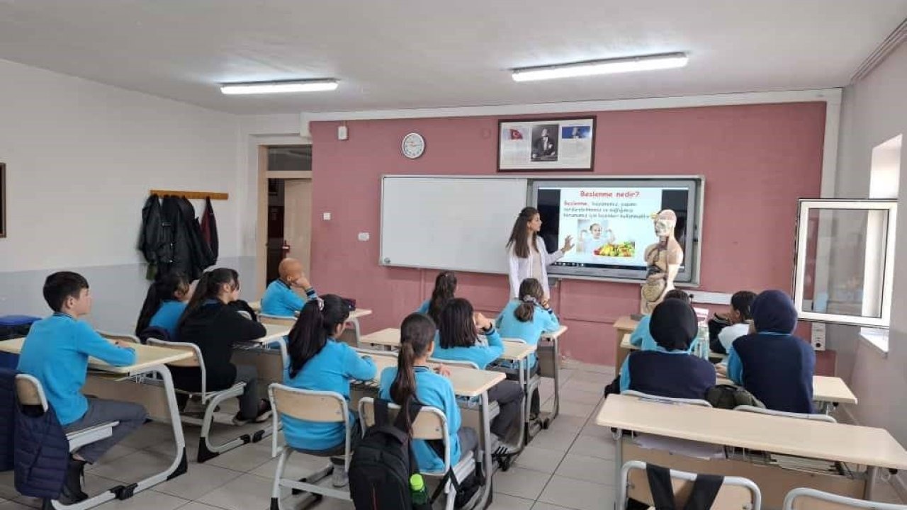 Öğrencilere ‘Sağlıklı Yaşam’ eğitimi verildi