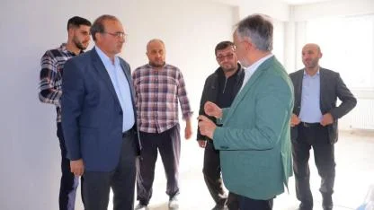 Oruçbeyli Kur’an Kursu inşaatında son aşamaya gelindi